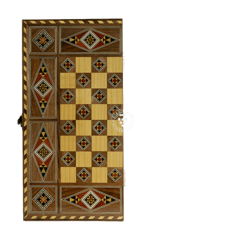 Chess Board with Wooden Pieces 2