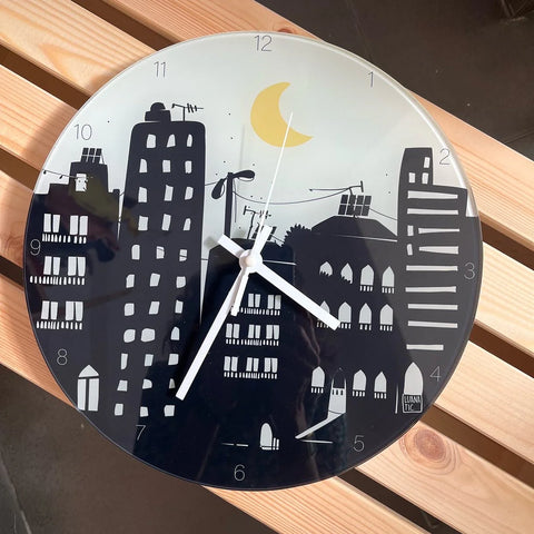 Wall Clock Beirut Silhouette