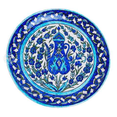 Handcrafted Large Qishani Plate