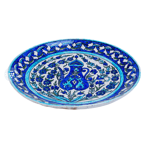 Handcrafted Large Qishani Plate