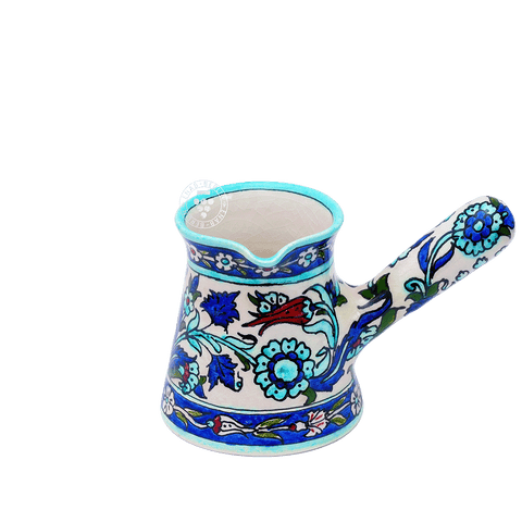 Damascene Qishani Coffee Pot