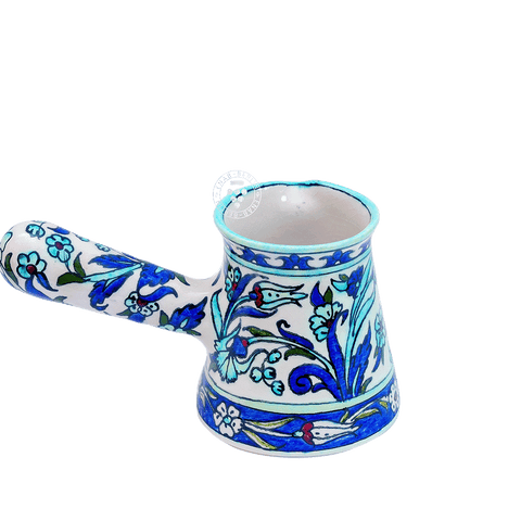 Handmade Damascene Qishani Coffee Pot