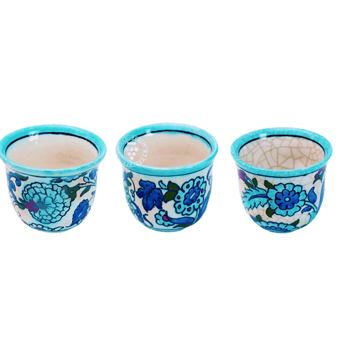 Coffee Cup Set of 3 "Well-being - Other Designs" "عافية - رسمات اخرى" 2