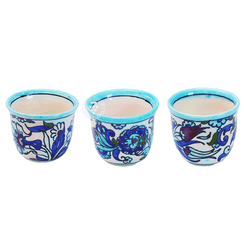 Coffee Cup Set of 3 "Grace - Other Designs" "نعمة - رسمات اخرى" 2