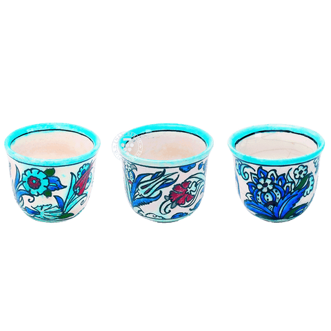 Coffee Cup Set of 3 "Blessing - Love - Joy" "بركة - حب - هنا" 2