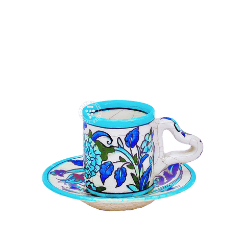 Coffee Cup with Saucer "Health" "صحة" 2