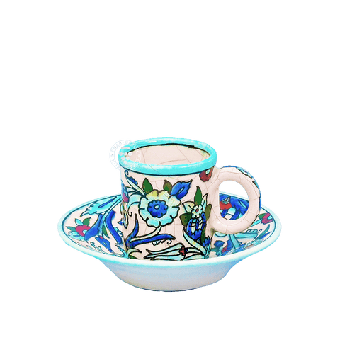 Coffee Cup with Saucer "Longing" "حنين" 2