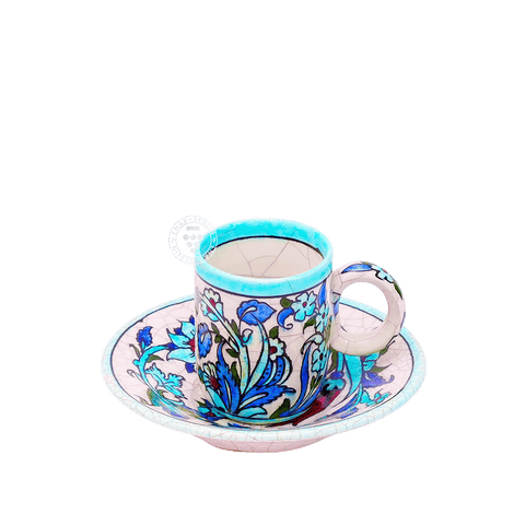 Coffee Cup with Saucer "Love" "حب" 2