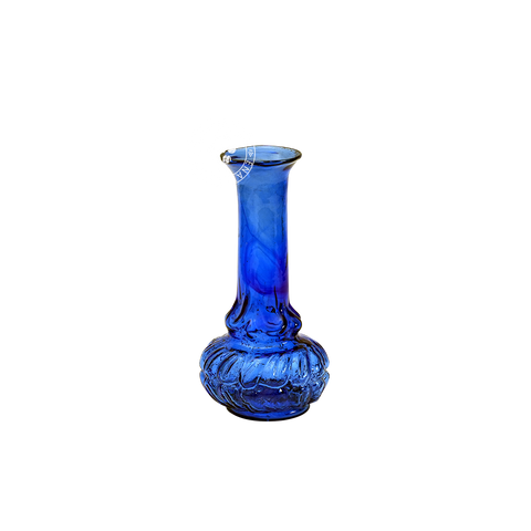 Blue Almond-Shaped Vase