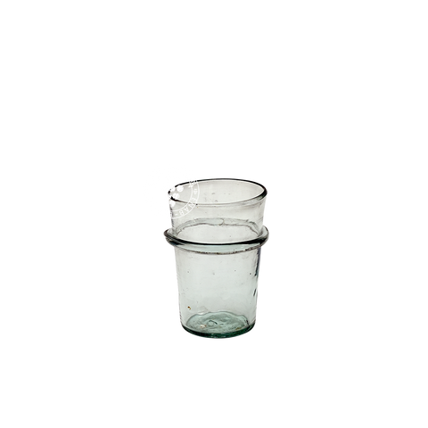 Transparent Conic Tumbler with Band