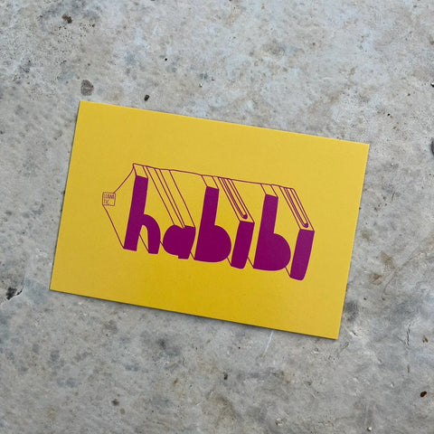 Postcard Habibi YELLOW