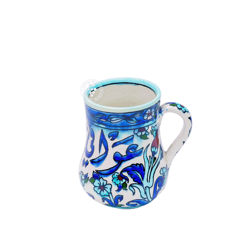 Authentic Damascene Qishani Milk Jug