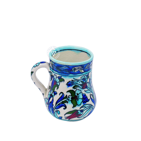 Authentic Damascene Qishani Milk Jug