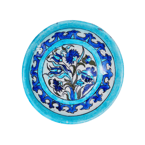 Artisan Round Qishani Plate