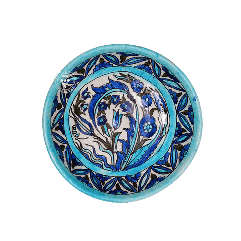 Authentic Round Damascene Plate