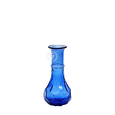 Blue Frosted Vase