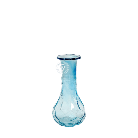 Turquoise Frosted Vase