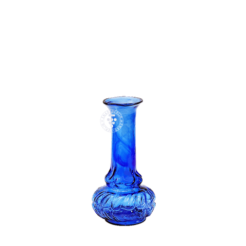 Blue Almond-Shaped Vase