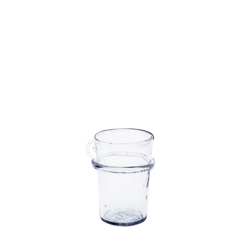 Transparent Conic Tumbler with Band