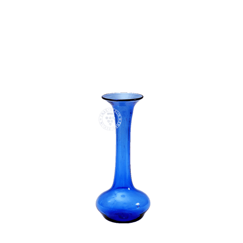 Artisan Blue Lily-Shaped Vase